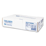 Load image into Gallery viewer, High-density Commercial Can Liners, 4 Gal, 6 Mic, 17" X 18", Clear, 50 Bags/roll, 40 Perforated Rolls/carton