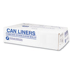Load image into Gallery viewer, High-density Commercial Can Liners, 10 Gal, 8 Mic, 24" X 24", Natural, 50 Bags/roll, 20 Interleaved Rolls/carton