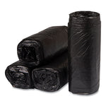 Load image into Gallery viewer, High-density Commercial Can Liners, 16 Gal, 8 Mic, 24" X 33", Black, 50 Bags/roll, 20 Interleaved Rolls/carton