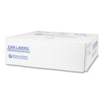 Load image into Gallery viewer, High-density Commercial Can Liners, 60 Gal, 22 Mic, 38" X 60", Clear, 25 Bags/roll, 6 Interleaved Rolls/carton