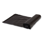 Load image into Gallery viewer, High-density Commercial Can Liners, 45 Gal, 12 Mic, 40" X 48", Black, 25 Bags/roll, 10 Interleaved Rolls/carton
