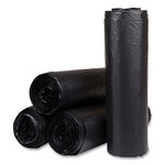 Load image into Gallery viewer, High-density Commercial Can Liners, 45 Gal, 22 Mic, 40" X 48", Black, 25 Bags/roll, 6 Interleaved Rolls/carton