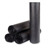 Load image into Gallery viewer, High-density Commercial Can Liners, 60 Gal, 16 Mic, 43" X 48", Black, 25 Bags/roll, 8 Interleaved Rolls/carton