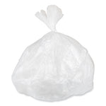 Load image into Gallery viewer, Low-density Commercial Can Liners, Coreless Perforated Roll, 10 Gal, 0.35mil, 24" X 24", Clear, 50 Bags/roll, 20 Rolls/carton