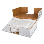 Load image into Gallery viewer, Low-density Commercial Can Liners, Coreless Interleaved Roll, 16 Gal, 0.5mil, 24" X 32", White, 50 Bags/roll, 10 Rolls/carton