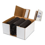 Load image into Gallery viewer, Low-density Commercial Can Liners, Coreless Interleaved Roll, 30 Gal, 0.9 Mil, 30" X 36", Black, 25 Bags/roll, 8 Rolls/carton