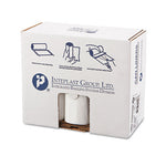 Load image into Gallery viewer, Low-density Commercial Can Liners, Coreless Interleaved Roll, 33 Gal, 0.8 Mil, 33" X 39", White, 25 Bags/roll, 6 Rolls/carton