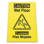 Load image into Gallery viewer, Bilingual Yellow Wet Floor Sign, 12.05 X 1.55 X 24.3