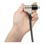 Load image into Gallery viewer, Combination Laptop Lock, 6 Ft Steel Cable