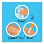 Load image into Gallery viewer, Ourtone Adhesive Bandages, Br55, 2.25 X 0.63; 3 X 0.75; 3 X 1, Medium Brown, 30/pack