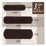 Load image into Gallery viewer, Ourtone Adhesive Bandages, Br65, 2.25 X 0.63; 3 X 0.75; 3 X 1, Deep Brown, 30/pack