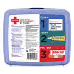 Load image into Gallery viewer, Red Cross Travel Ready Portable Emergency First Aid Kit, 80 Pieces, Plastic Case