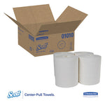 Load image into Gallery viewer, Essential Center-pull Towels, Absorbency Pockets, 2-ply, 8 X 15, White, 500/roll, 4 Rolls/carton
