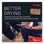 Load image into Gallery viewer, L10 Sani-prep Dairy Towels, Banded, 2-ply, 9.3 X 10.5, Unscented, White, 200/pack, 12 Packs/carton