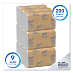 Load image into Gallery viewer, Essential C-fold Towels For Business, Convenience Pack, 1-ply, 10.13 X 13.15, White, 200/pack, 9 Packs/carton