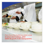 Load image into Gallery viewer, X80 Foodservice Towel, Kimfresh Antimicrobial Hydroknit, 12 X 23.4, Unscented, White/blue Stripe, 150/carton