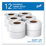 Load image into Gallery viewer, Essential Jrt Jumbo Roll Bathroom Tissue, Septic Safe, 2-ply, White, 3.55" X 1,000 Ft, 12 Rolls/carton