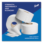 Load image into Gallery viewer, Essential Jrt Jumbo Roll Bathroom Tissue, Septic Safe, 2-ply, White, 3.55" X 1,000 Ft, 12 Rolls/carton