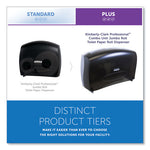 Load image into Gallery viewer, Cored Jrt Jumbo Combo Tissue Dispenser, 20.4 X 5.8 X 13.1, Smoke/gray