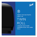 Load image into Gallery viewer, Essential Coreless Twin Jumbo Roll Tissue Dispenser, 20 X 6 X 11, Black