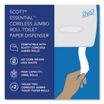 Load image into Gallery viewer, Essential Coreless Twin Jumbo Roll Tissue Dispenser, 20 X 6 X 11, Black