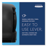 Load image into Gallery viewer, Lev-r-matic Roll Towel Dispenser, 13.3 X 9.8 X 13.5, Smoke