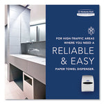 Load image into Gallery viewer, Sanitouch Hard Roll Towel Dispenser, 12.63 X 10.2 X 16.13, White