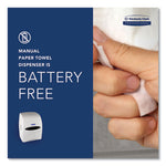 Load image into Gallery viewer, Sanitouch Hard Roll Towel Dispenser, 12.63 X 10.2 X 16.13, White