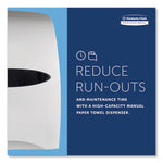 Load image into Gallery viewer, Sanitouch Hard Roll Towel Dispenser, 12.63 X 10.2 X 16.13, White