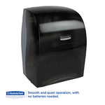 Load image into Gallery viewer, Sanitouch Hard Roll Towel Dispenser, 12.63 X 10.2 X 16.13, Smoke