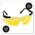 Load image into Gallery viewer, Magnum 3g Safety Eyewear, Black Frame, Yellow/amber Lens, 12/box