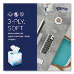 Load image into Gallery viewer, Boutique Anti-viral Facial Tissue, 3-ply, White, Pop-up Box, 60 Sheets/box, 3 Boxes/pack, 4 Packs/carton