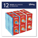 Load image into Gallery viewer, Boutique Anti-viral Facial Tissue, 3-ply, White, Pop-up Box, 60 Sheets/box, 3 Boxes/pack, 4 Packs/carton