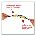 Load image into Gallery viewer, Nemesis Safety Glasses, Black Frame, Amber Lens, 12/box