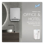 Load image into Gallery viewer, Pro Hard Roll Paper Towels With Elevated Scott Design For Scott Pro Dispenser, Blue Core Only, 1-ply, 1,150 Ft, 6 Rolls/ct