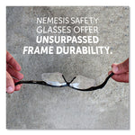 Load image into Gallery viewer, V60 Nemesis Rx Reader Safety Glasses, Black Frame, Clear Lens, +3.0 Diopter Strength, 6/box