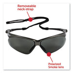 Load image into Gallery viewer, Nemesis Safety Glasses, Gunmetal Frame, Smoke Lens, 12/box