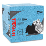 Load image into Gallery viewer, Power Clean Oil, Grease And Ink Cloths, 1/4 Fold, 12.5 X 12, Blue, 66/box, 8 Boxes/carton