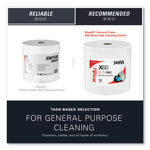 Load image into Gallery viewer, General Clean X60 Cloths, Jumbo Roll, 12.2 X 12.4, White, 1,100/roll