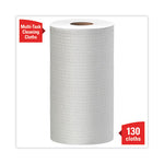 Load image into Gallery viewer, General Clean X60 Cloths, Small Roll, 9.8 X 13.4, White, 130/roll, 12 Rolls/carton
