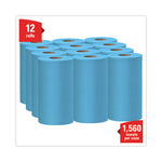 Load image into Gallery viewer, General Clean X60 Cloths, Small Roll, 9.8 X 13.4, Blue, 130/roll, 12 Rolls/carton