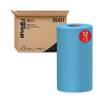 Load image into Gallery viewer, General Clean X60 Cloths, Small Roll, 9.8 X 13.4, Blue, 130/roll, 12 Rolls/carton