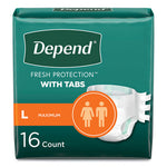Load image into Gallery viewer, Incontinence Protection With Tabs, 35" To 49" Waist, 16/pack, 3 Packs/carton