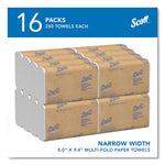 Load image into Gallery viewer, Essential Multi-fold Towels, 1-ply, 8 X 9.4, White, 250/pack, 16 Packs/carton
