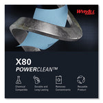 Load image into Gallery viewer, Power Clean X80 Heavy Duty Cloths, 11.1 X 16.8, Blue, 160 Wipers/carton