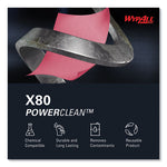 Load image into Gallery viewer, Power Clean X80 Heavy Duty Cloths, Jumbo Roll, 12.4 X 12.2, Red, 475 Wipers/roll