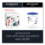 Load image into Gallery viewer, X70 Cloths, 1/4 Fold, 12.5 X 12, White, 76/pack, 12 Packs/carton