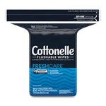 Load image into Gallery viewer, Flushable Wet Wipes, Zip Pack Refill, White, 5 X 7.25, 252/pack