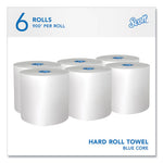 Load image into Gallery viewer, Pro Hard Roll Paper Towels With Absorbency Pockets, For Scott Pro Dispenser, Blue Core Only, 1-ply, 7.5" X 900 Ft, 6 Rolls/ct