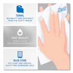 Load image into Gallery viewer, Pro Hard Roll Paper Towels With Absorbency Pockets, For Scott Pro Dispenser, Blue Core Only, 1-ply, 7.5" X 900 Ft, 6 Rolls/ct
